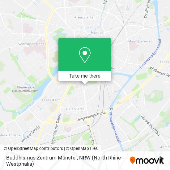 Buddhismus Zentrum Münster map