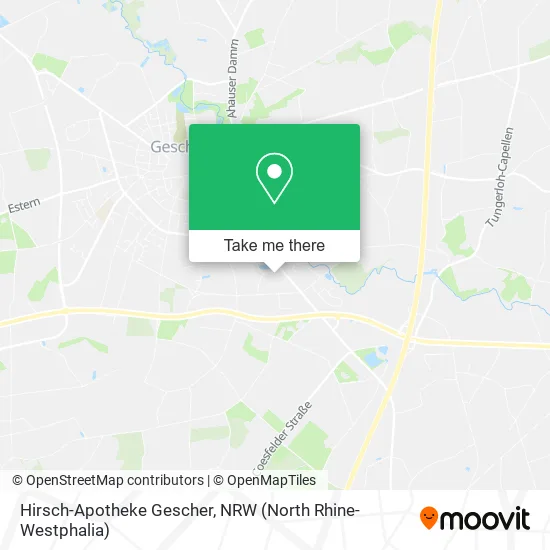 Hirsch-Apotheke Gescher map