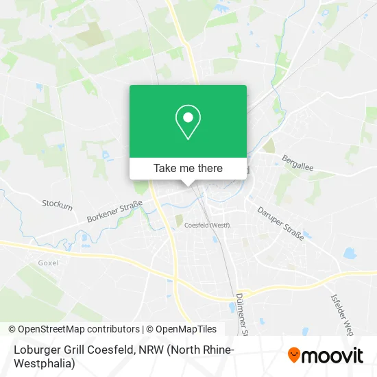 Loburger Grill Coesfeld map