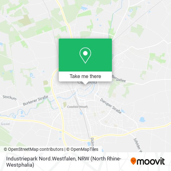 Industriepark Nord.Westfalen map