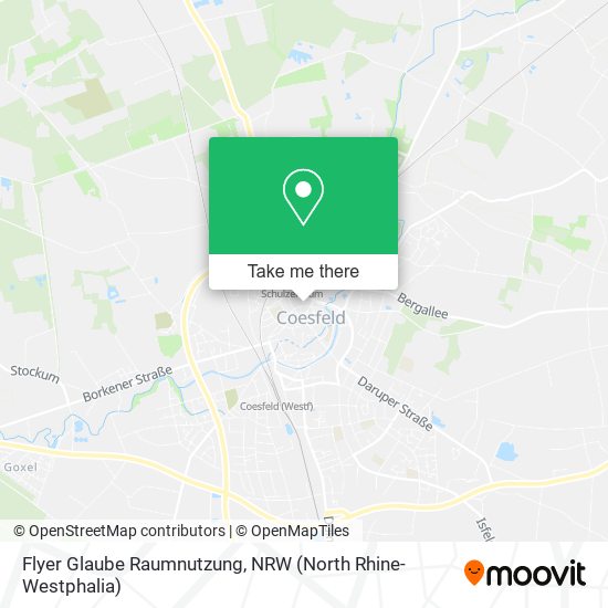 Flyer Glaube Raumnutzung map