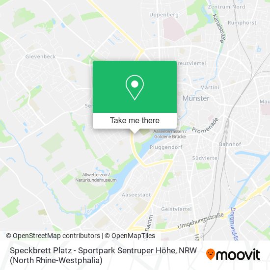 Speckbrett Platz - Sportpark Sentruper Höhe map