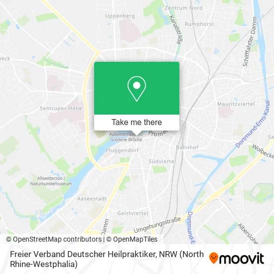Карта Freier Verband Deutscher Heilpraktiker