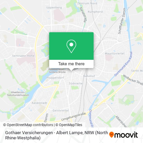 Gothaer Versicherungen - Albert Lampe map