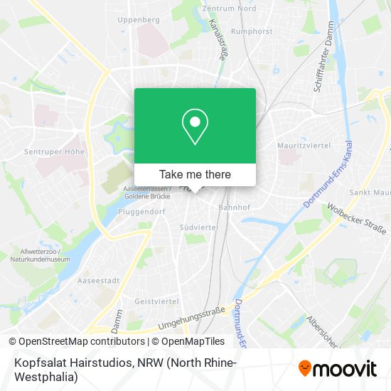 Kopfsalat Hairstudios map