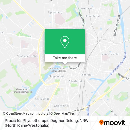 Praxis für Physiotherapie Dagmar Delong map