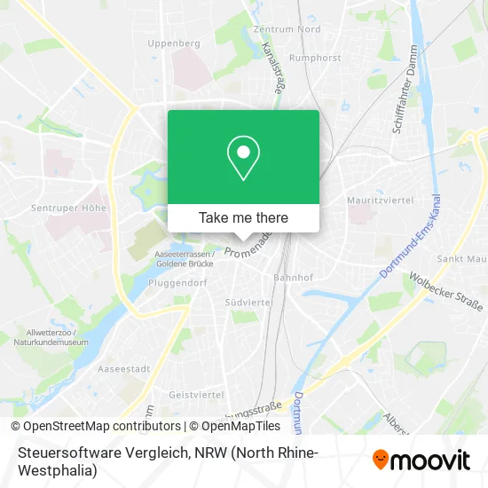 Карта Steuersoftware Vergleich