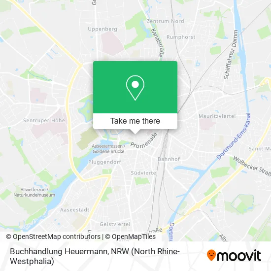 Карта Buchhandlung Heuermann