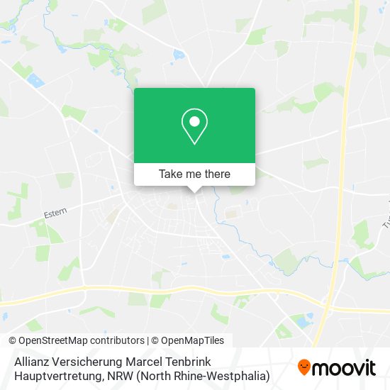 Allianz Versicherung Marcel Tenbrink Hauptvertretung map