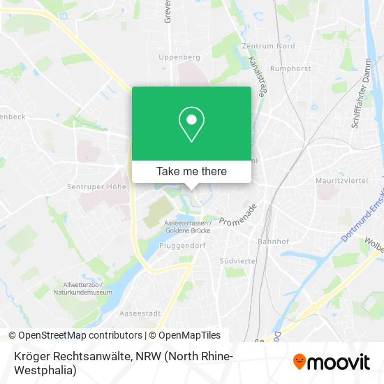 Карта Kröger Rechtsanwälte