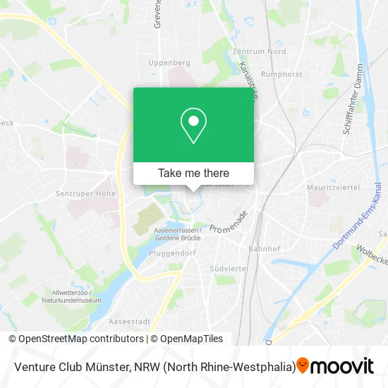 Карта Venture Club Münster