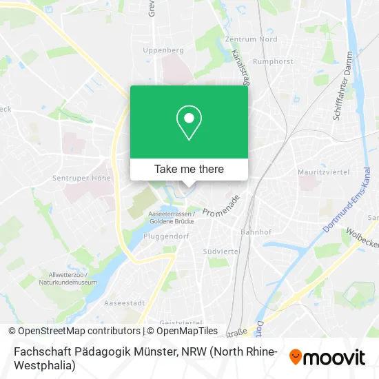 Карта Fachschaft Pädagogik Münster