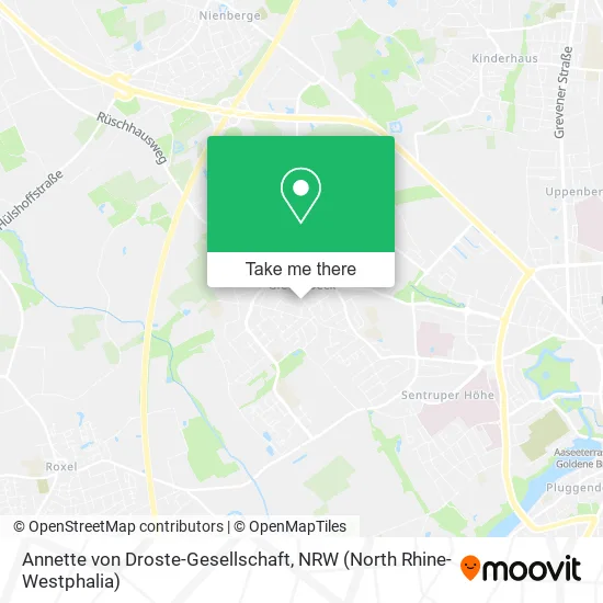 Карта Annette von Droste-Gesellschaft
