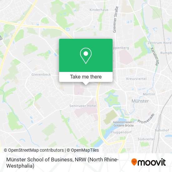 Münster School of Business map