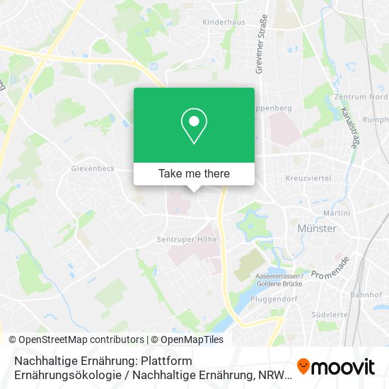 Nachhaltige Ernährung: Plattform Ernährungsökologie / Nachhaltige Ernährung map