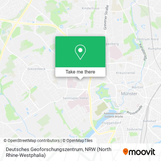 Deutsches Geoforschungszentrum map