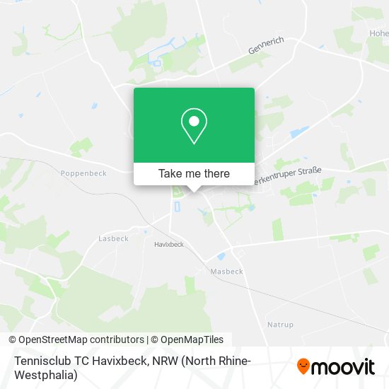 Tennisclub TC Havixbeck map