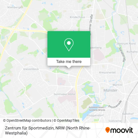 Карта Zentrum für Sportmedizin