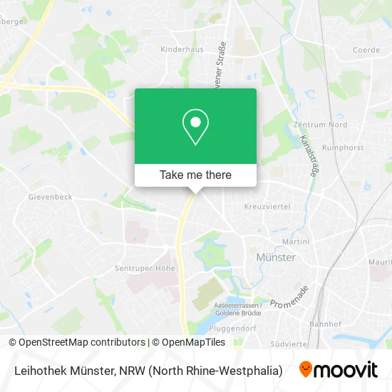 Карта Leihothek Münster