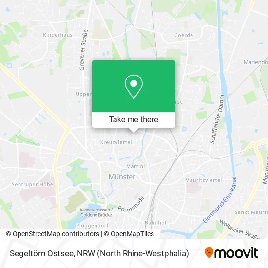 Карта Segeltörn Ostsee