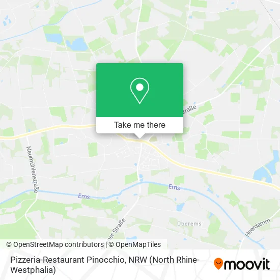 Карта Pizzeria-Restaurant Pinocchio