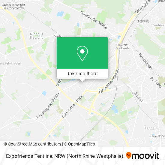 Карта Expofriends Tentline