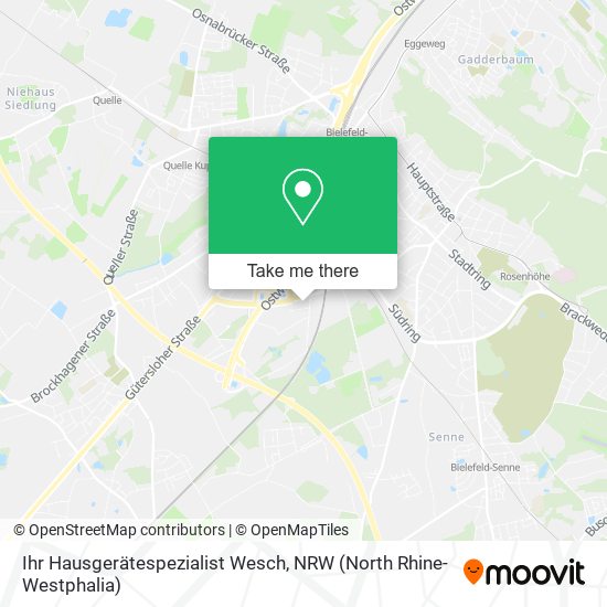 Ihr Hausgerätespezialist Wesch map
