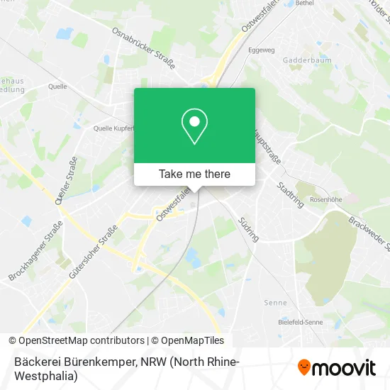 Карта Bäckerei Bürenkemper