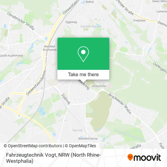 Карта Fahrzeugtechnik Vogt