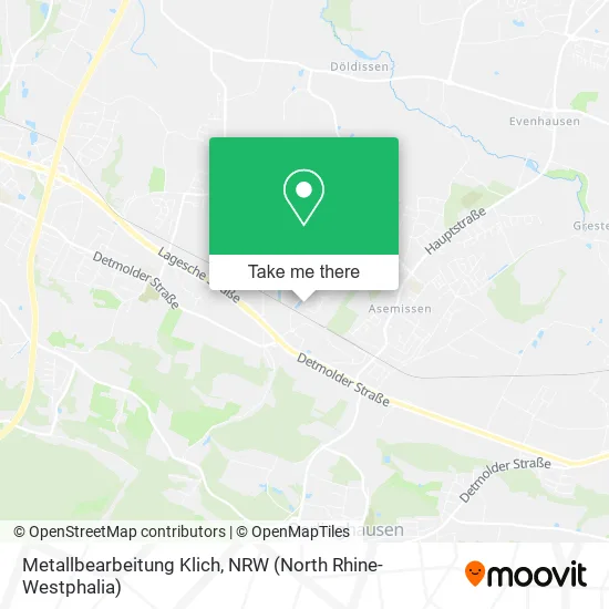 Карта Metallbearbeitung Klich
