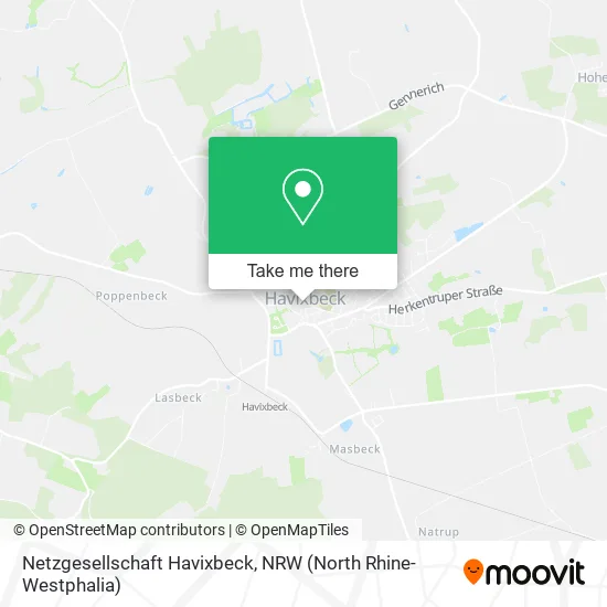 Карта Netzgesellschaft Havixbeck