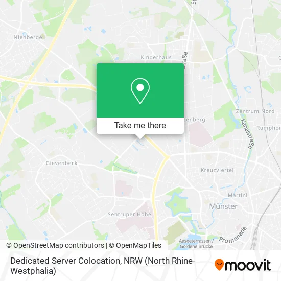 Dedicated Server Colocation map
