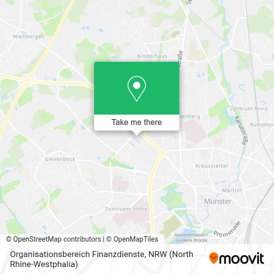 Organisationsbereich Finanzdienste map