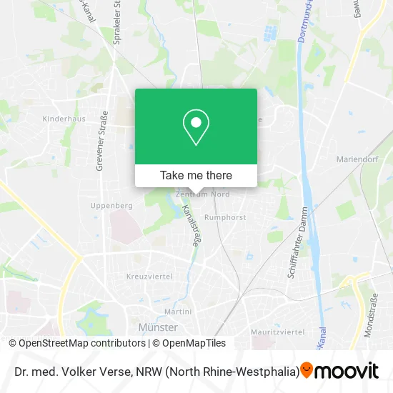 Карта Dr. med. Volker Verse