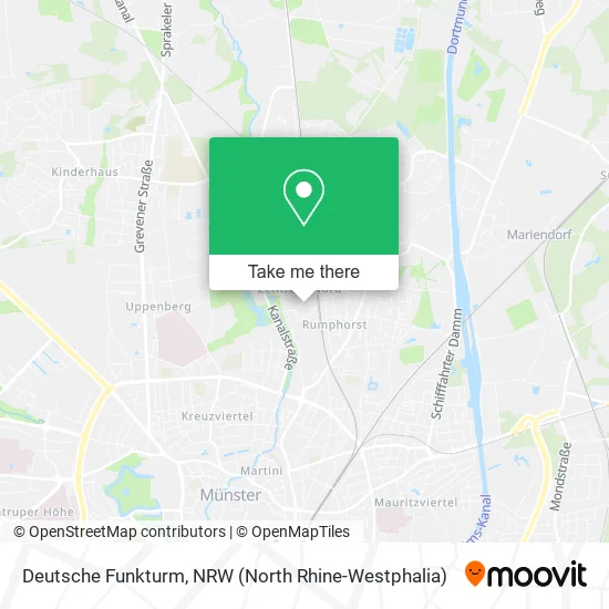 Карта Deutsche Funkturm