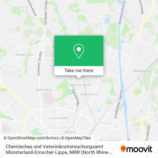 Chemisches und Veterinäruntersuchungsamt Münsterland-Emscher-Lippe map