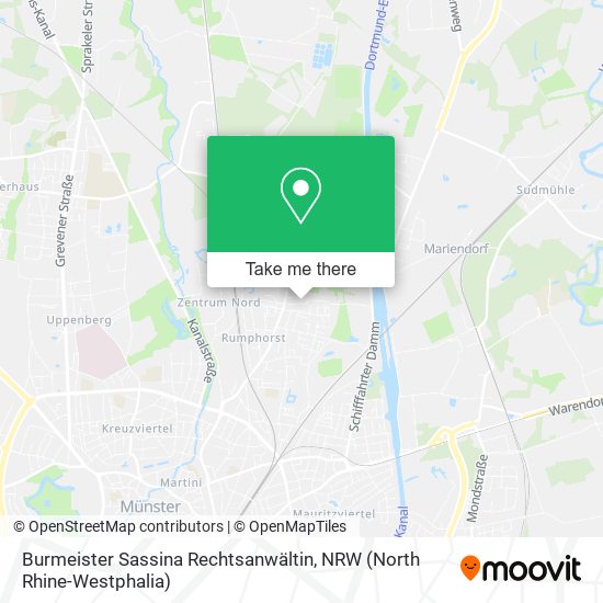 Burmeister Sassina Rechtsanwältin map