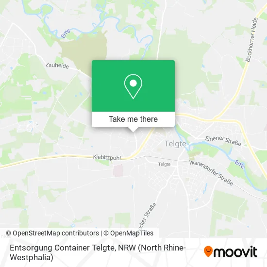 Карта Entsorgung Container Telgte