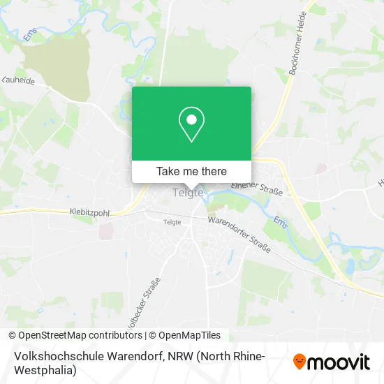 Карта Volkshochschule Warendorf