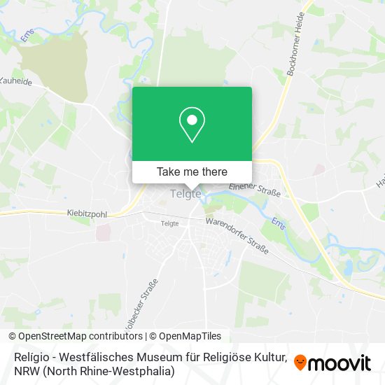 Relígio - Westfälisches Museum für Religiöse Kultur map