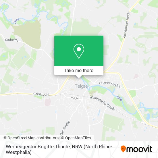 Werbeagentur Brigitte Thünte map