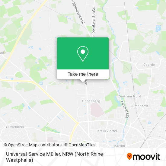 Карта Universal-Service Müller