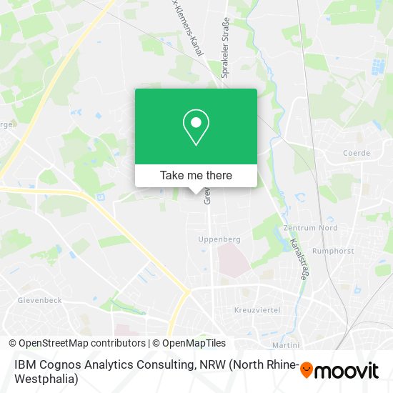 Карта IBM Cognos Analytics Consulting