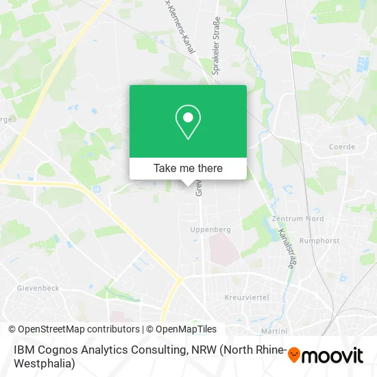 Карта IBM Cognos Analytics Consulting
