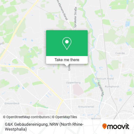 G&K Gebäudereinigung map
