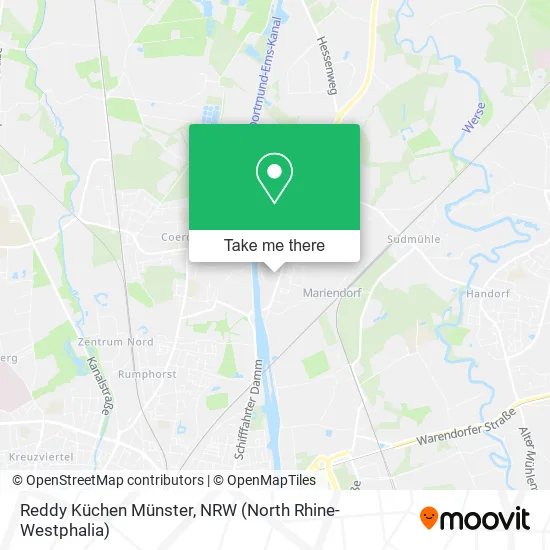 Карта Reddy Küchen Münster