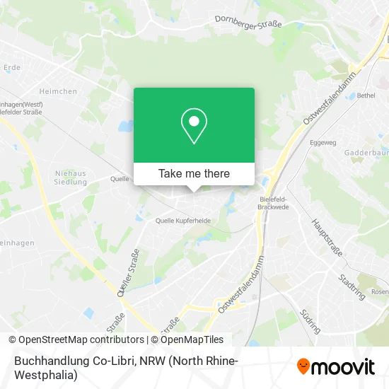 Карта Buchhandlung Co-Libri