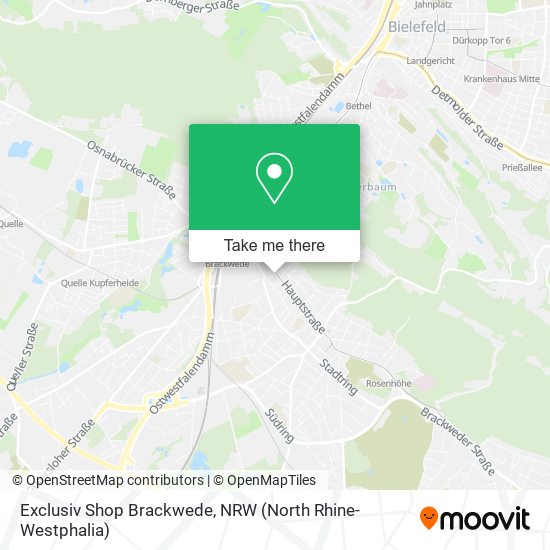 Exclusiv Shop Brackwede map