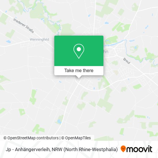 Jp - Anhängerverleih map