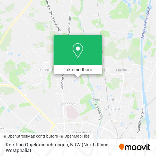 Карта Kersting Objekteinrichtungen